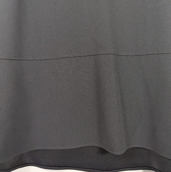 Rag & Bone Black Shift Mini Dress Sz XS Contrast Trim Mod Minimalist Chic - Picture 5 of 11